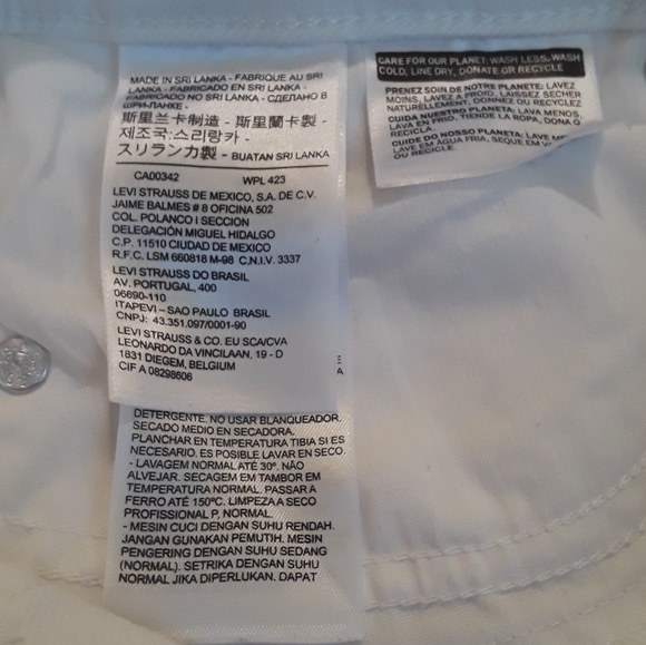 Levis 711 white jeans - Picture 10 of 16